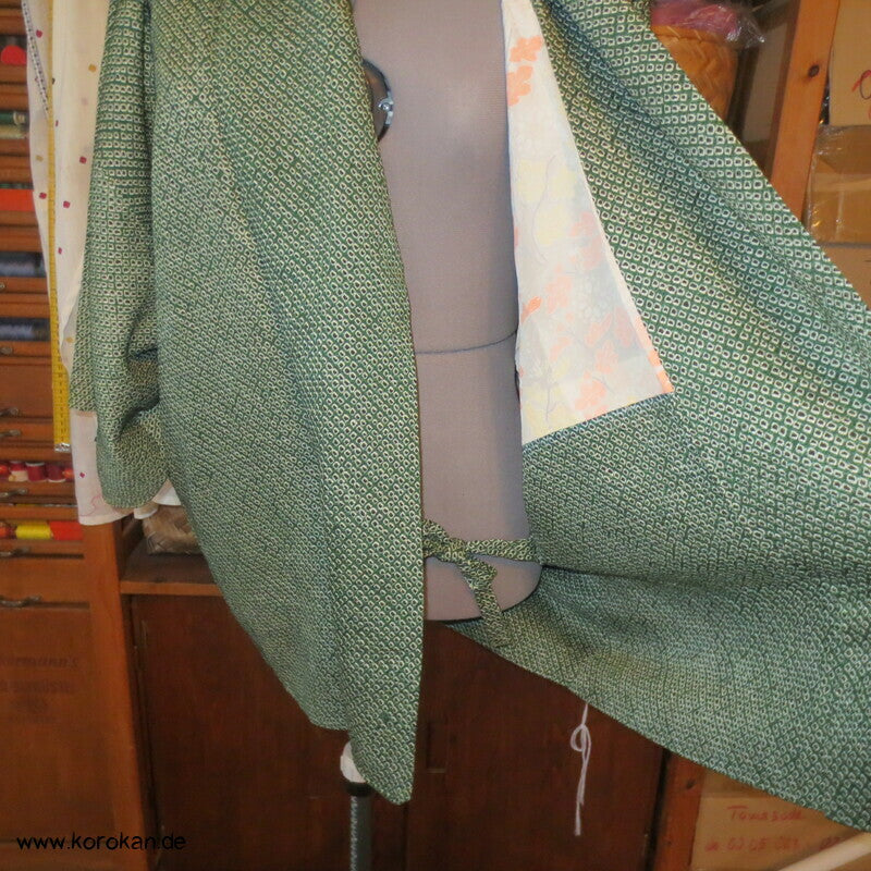Full Shibori Seiden Dochugi Kimono Jacke