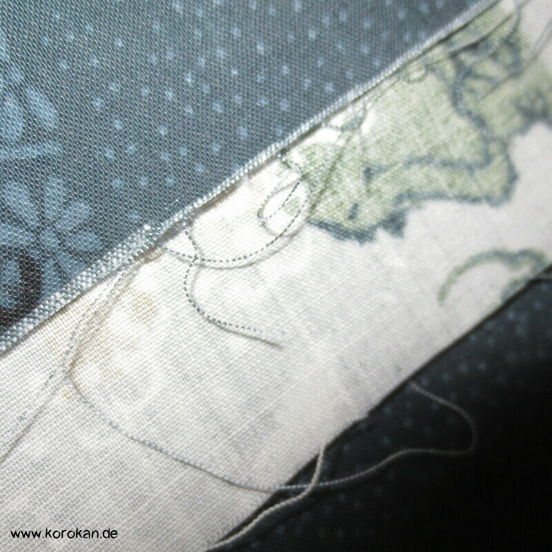 Noh Maske Männer Juban Kimono Wollmuslin