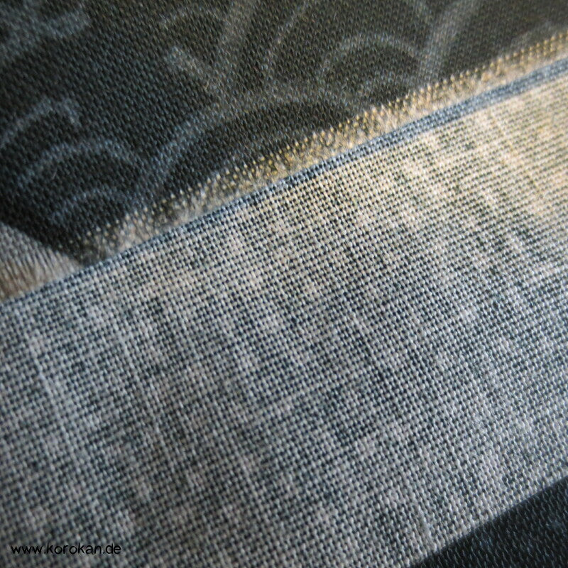 Noh Maske Männer Juban Kimono Wollmuslin