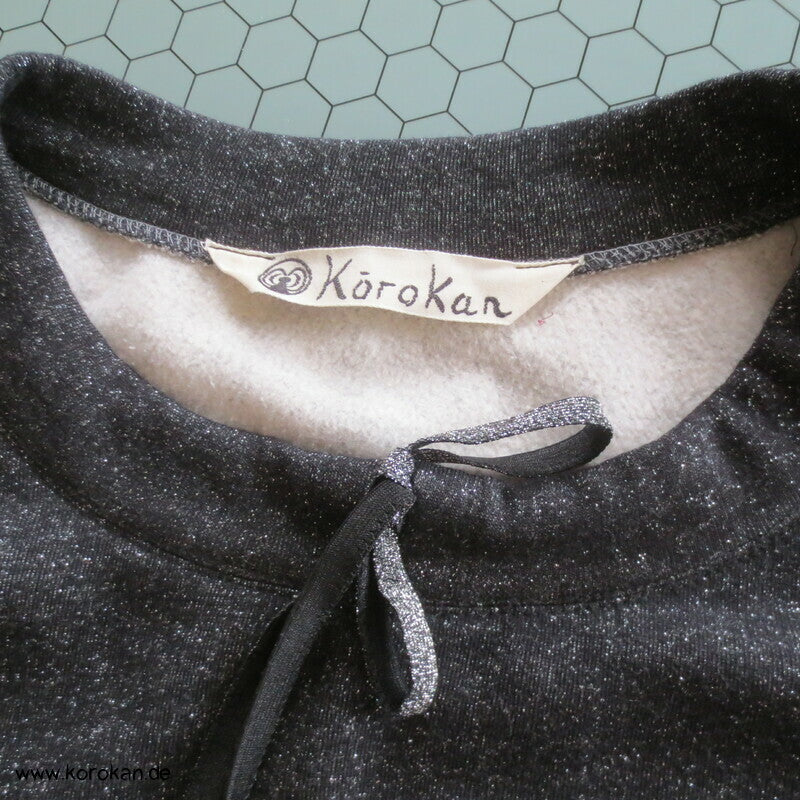 Glitzer Sweat Winterkleid