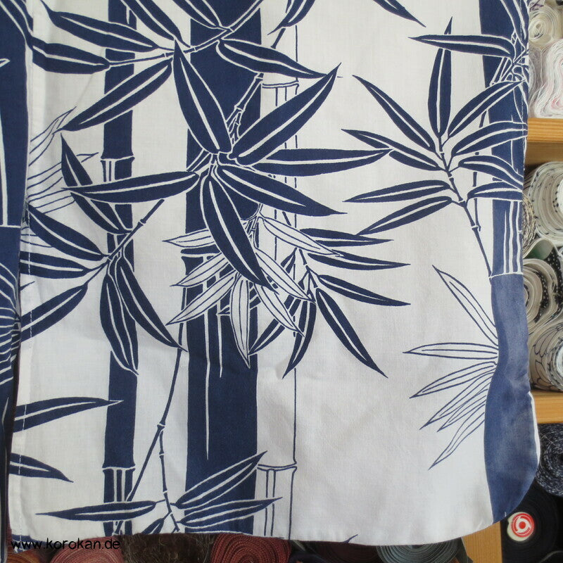 Bambusmuster gekürzter Yukata mit Bindeband