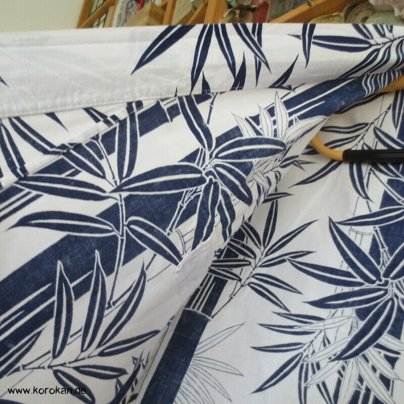 Bambusmuster gekürzter Yukata mit Bindeband