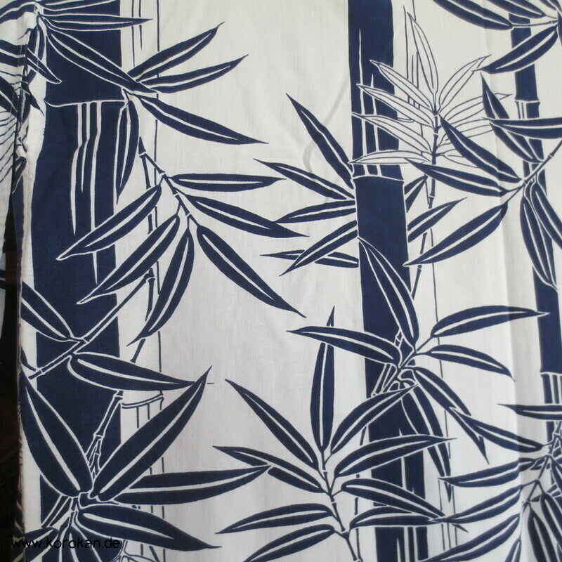 Bambusmuster gekürzter Yukata mit Bindeband