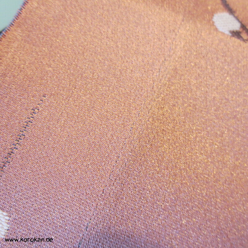 Vögelchen Jacquard Araihari Stoffreste Kimono, Uchikake oder Obi