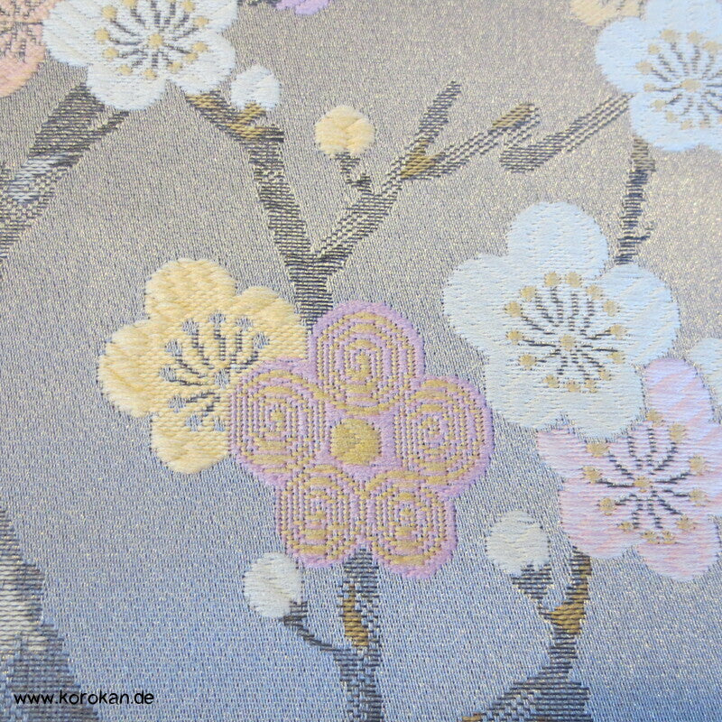 Vögelchen Jacquard Araihari Stoffreste Kimono, Uchikake oder Obi