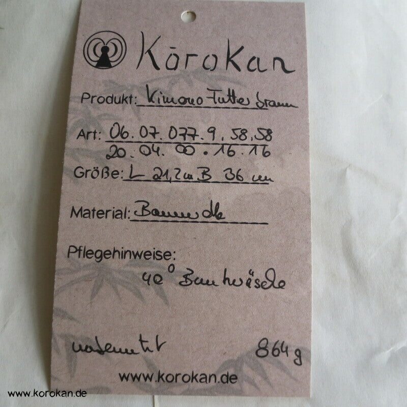 Batist Baumwollfutter für Kimono - fein und leicht, Originalverpackt