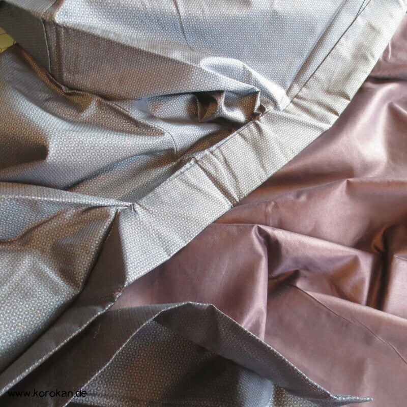 Tsumugi Seiden Komon Kimono, Kasuri Feinkaro