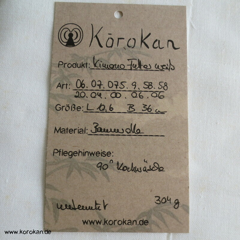 Batist Baumwollfutter für Kimono - fein und leicht, Originalverpackt