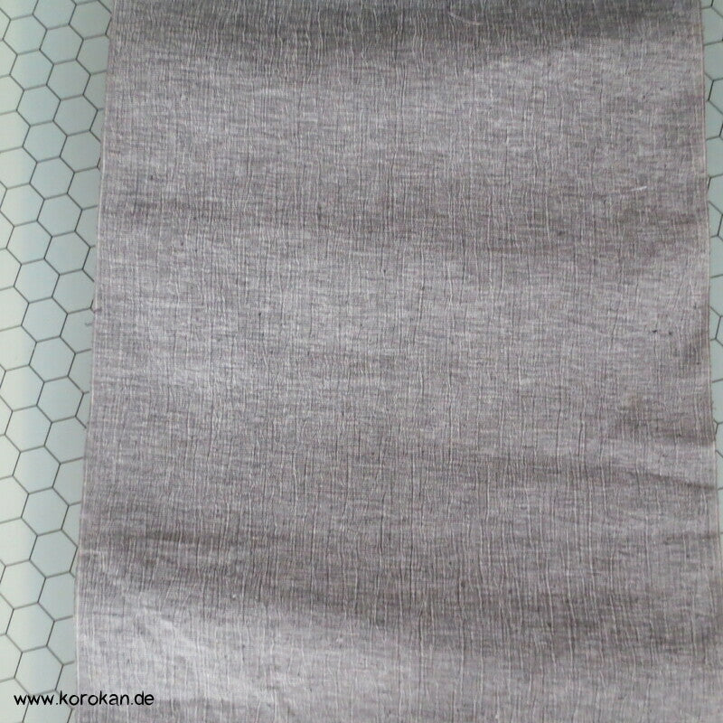 mittelgrau meliert Sommer Kimono Krepp
