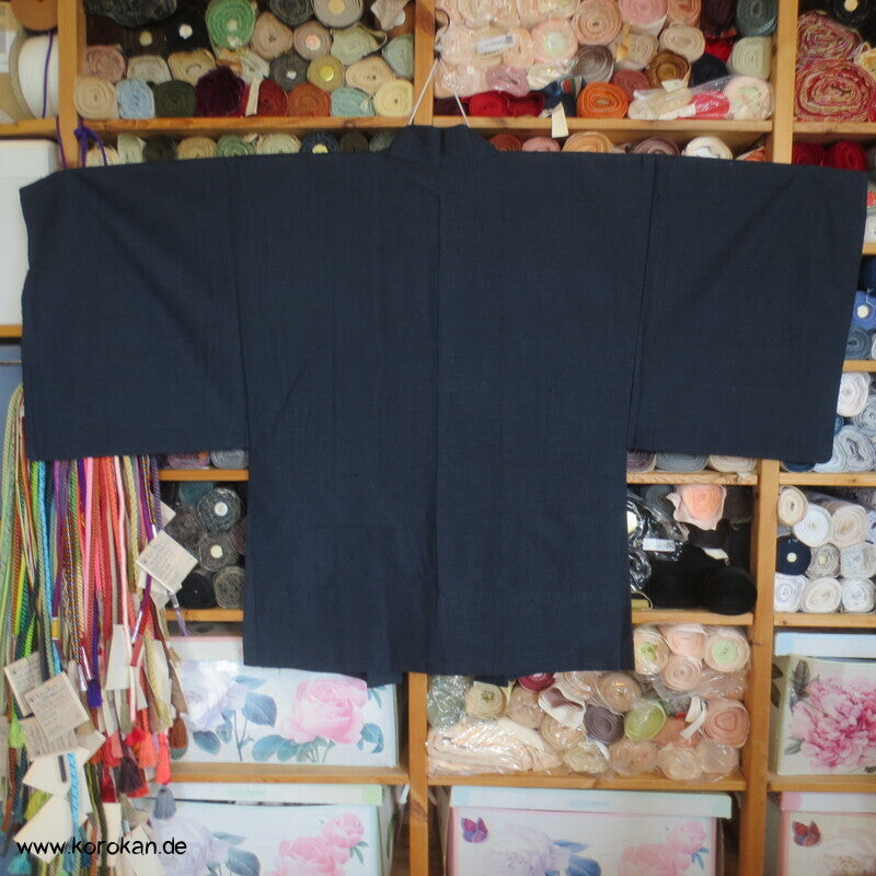 Fushi Tsumugi Seiden Haori Kimono Jacke, handgemaltes Wildschwein