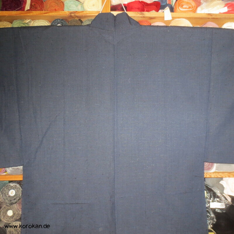 Fushi Tsumugi Seiden Haori Kimono Jacke, handgemaltes Wildschwein