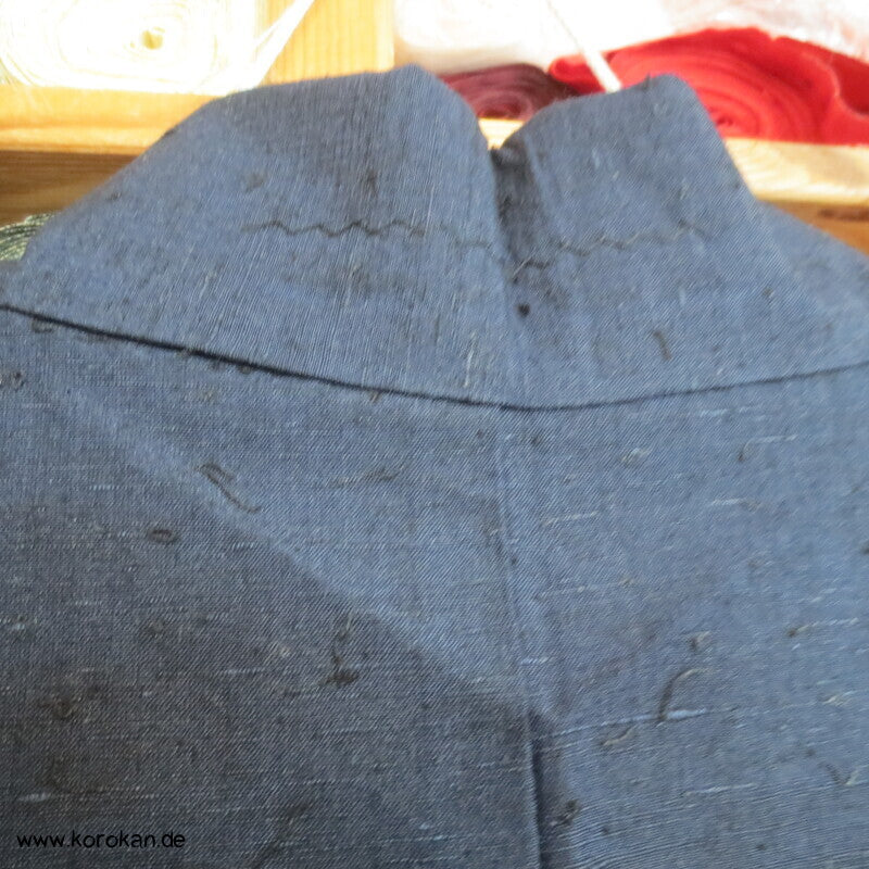 Fushi Tsumugi Seiden Haori Kimono Jacke, handgemaltes Wildschwein