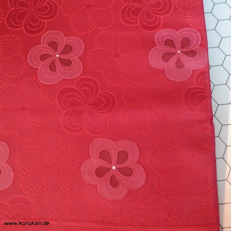 Ume Pflaumen Blüten Kimono Seide, gewebte und gedruckt