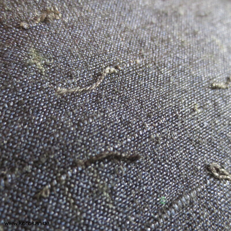 Fushi Tsumugi Seiden Haori Kimono Jacke, handgemaltes Wildschwein