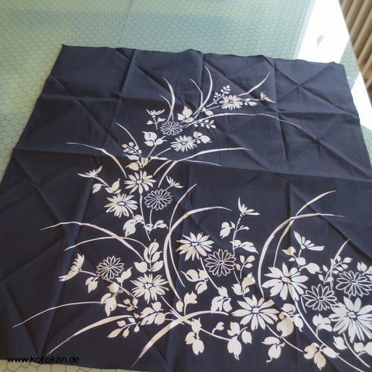 Furoshiki Blaudruck Tragetuch - Blumenstrauß