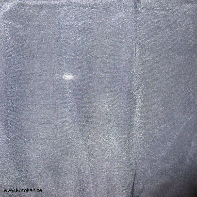 Wellen um Felsen Shibori Heko Obi - Chirimen Crepe