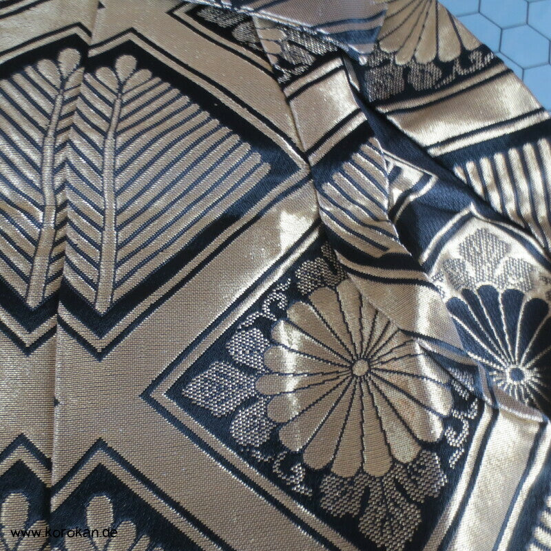 Kiku und junge Kiefer Brokat Hakama - Umanori Kimono Hosen-Typ