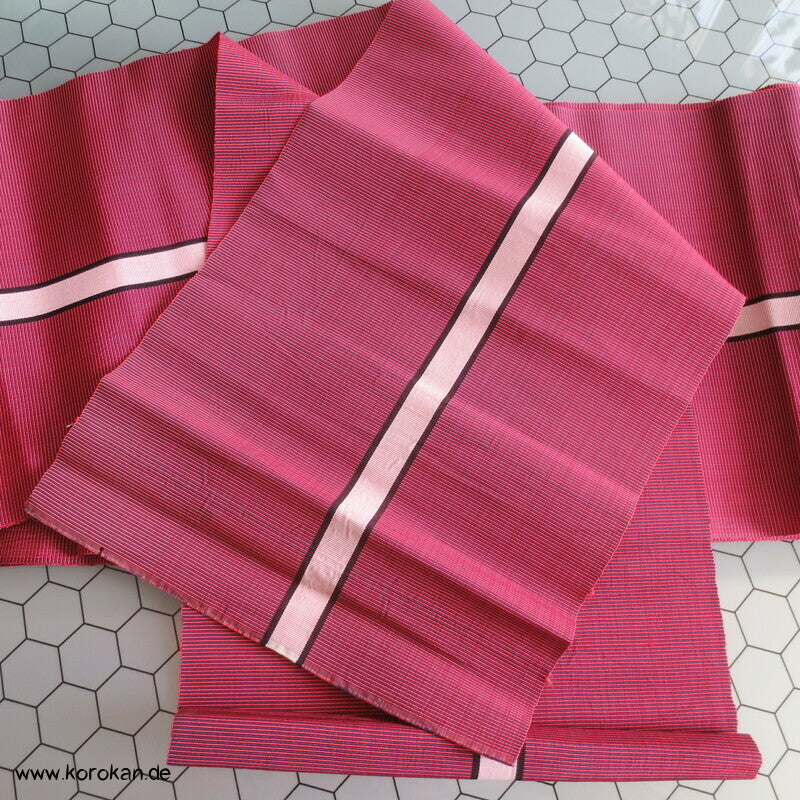 Han Haba Kimono Gürtel mauve Seidenrips