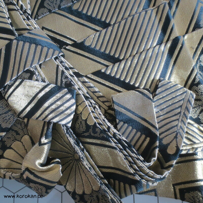 Kiku und junge Kiefer Brokat Hakama - Umanori Kimono Hosen-Typ