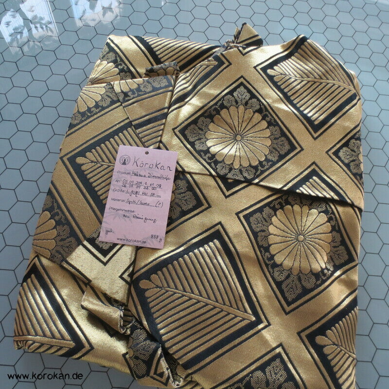 Kiku und junge Kiefer Brokat Hakama - Umanori Kimono Hosen-Typ