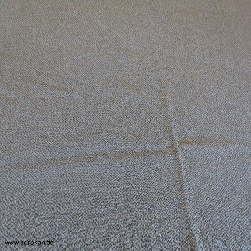Karo Shibori Heko Obi - Chirimen Seiden Crepe