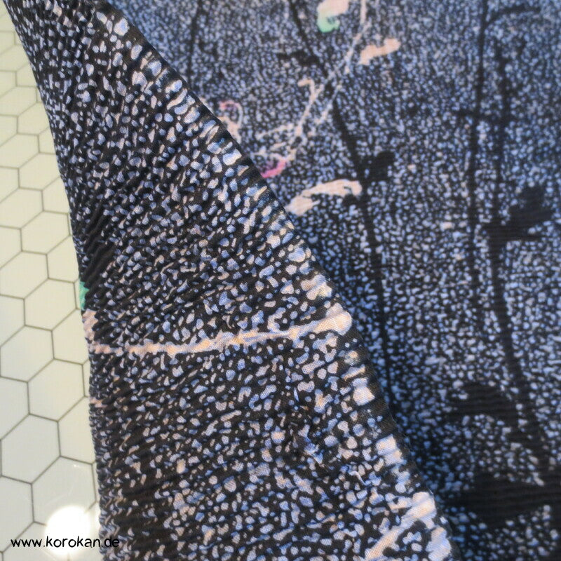Baumwoll Stoff für Sommerkimono Yukata Plisseekrepp