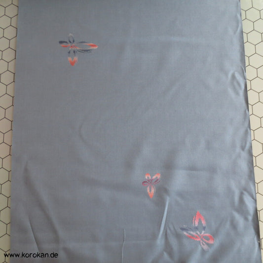 Schmetterlinge Kimono Honan Seiden Jacquard Broché