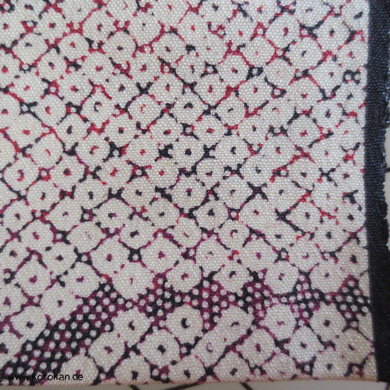Kanoko Dot Wellen Wolle / Seide Kimono Stoff