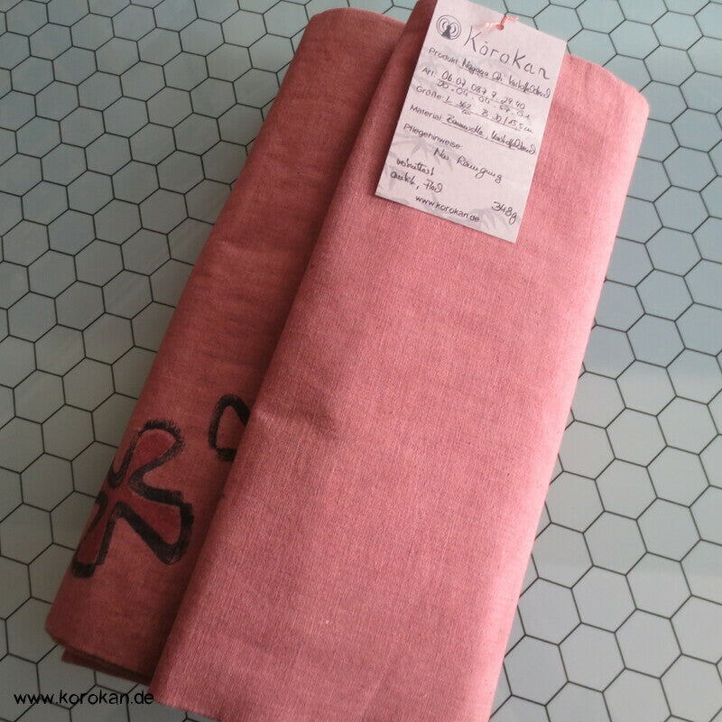 Blumenkreuze Kartoffeldruck Nagoya Obi