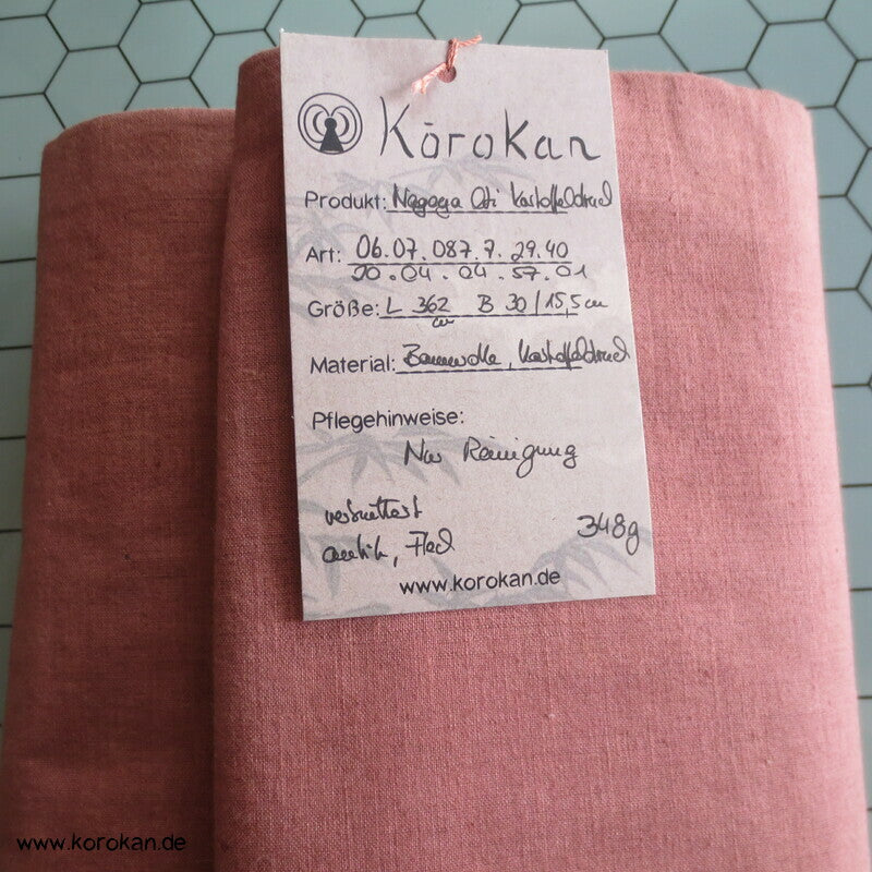 Blumenkreuze Kartoffeldruck Nagoya Obi