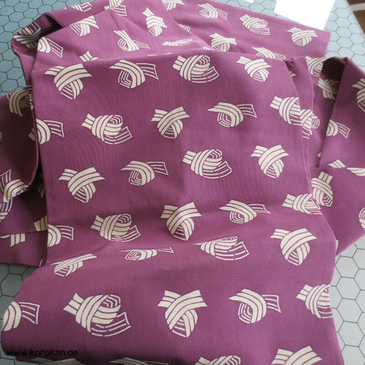 Noshibündel auf mauve Nagoya Obi