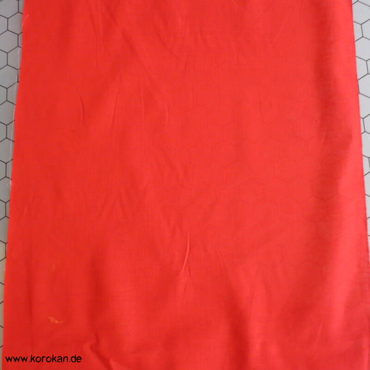 rotes Batist Baumwollfutter für Kimono - fein und leicht