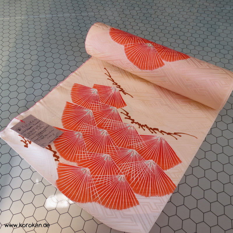 Pinien auf Sayagata Damast Japan Kimono Stoff