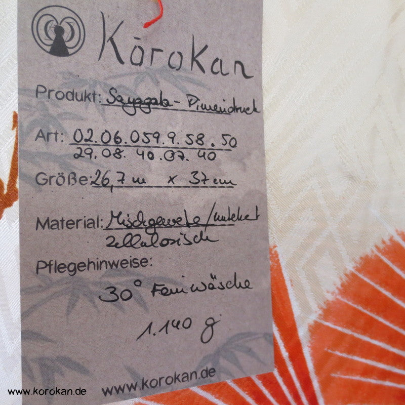 Pinien auf Sayagata Damast Japan Kimono Stoff