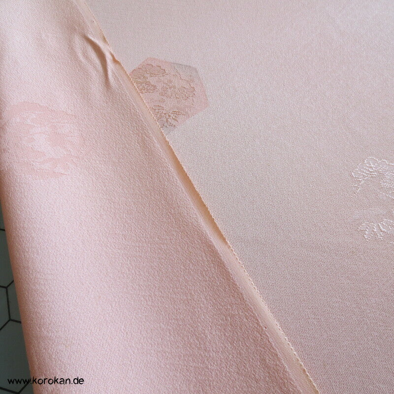 Sechsecke und Rondelle Damast Kimono Seide