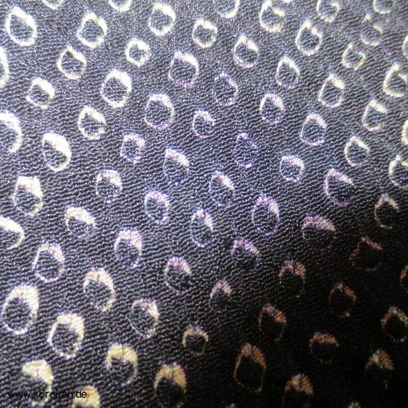 Full Shibori Heko Obi - Chirimen Seiden Crepe