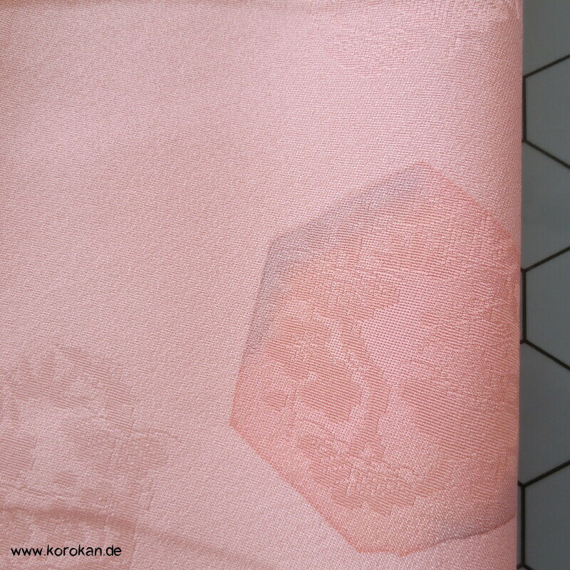 Sechsecke und Rondelle Damast Kimono Seide