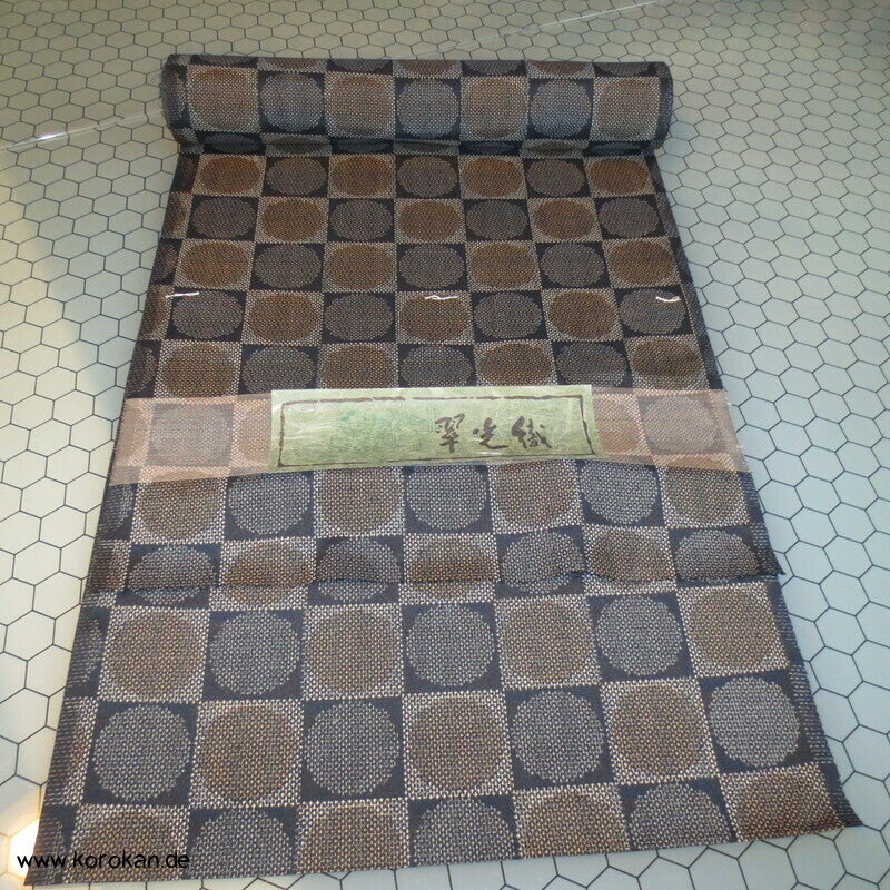 Stoffrolle Ichimatsu Kreise Kasuri Tsumugi Kimono Seide Tanmono
