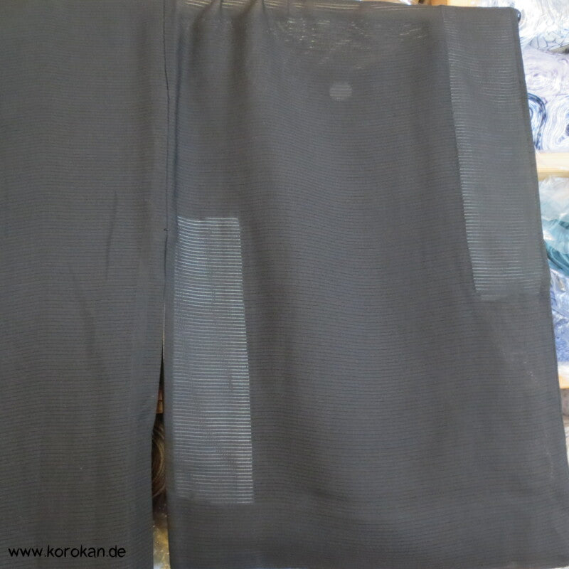 tosende Wellen Tomesode Rho Seide Kimono, halbtransparent