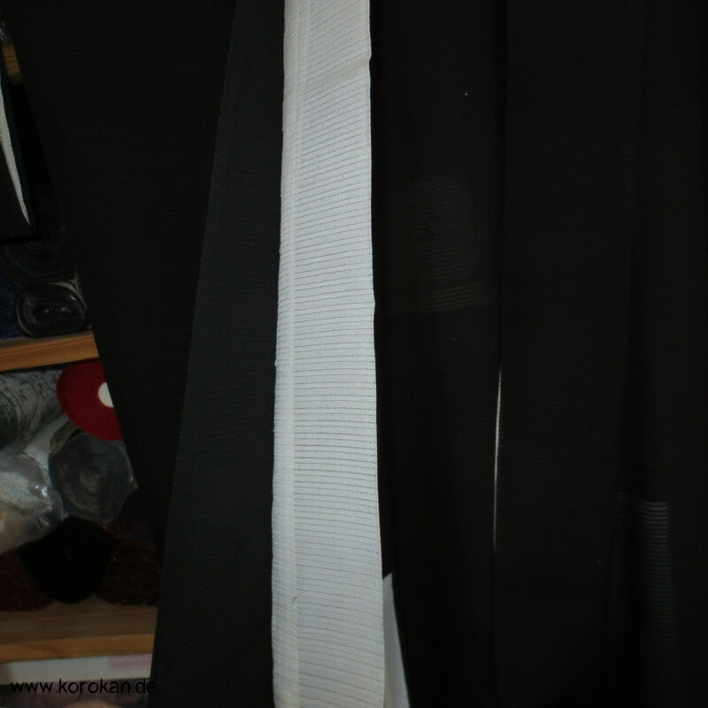 tosende Wellen Tomesode Rho Seide Kimono, halbtransparent