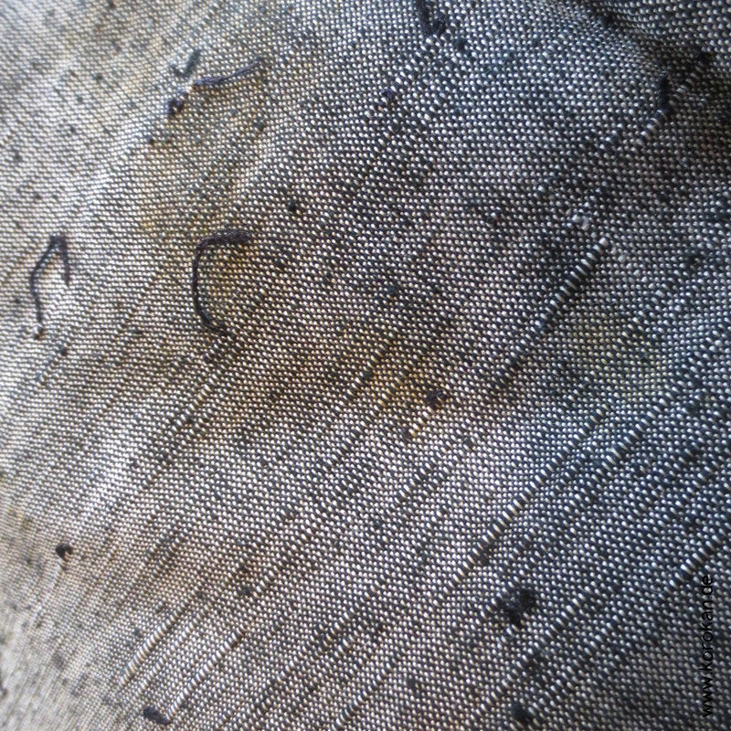 hellgraue Fushi Tsumugi Seiden Haori Jacke, Fuji San