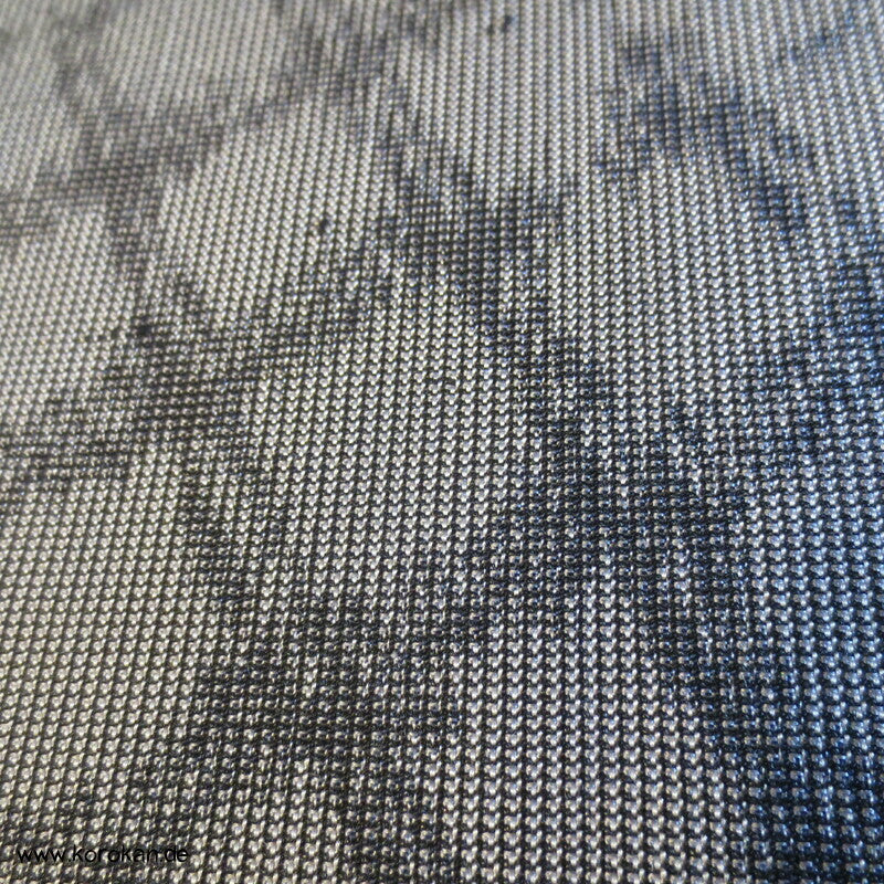 Stoffrolle Bambusgitter Jacquard gewebt blaugrau Kimono Tanmono