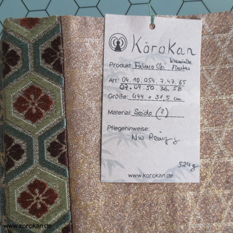 klassische japanische Muster Fukuro Seidenbrokat Obi