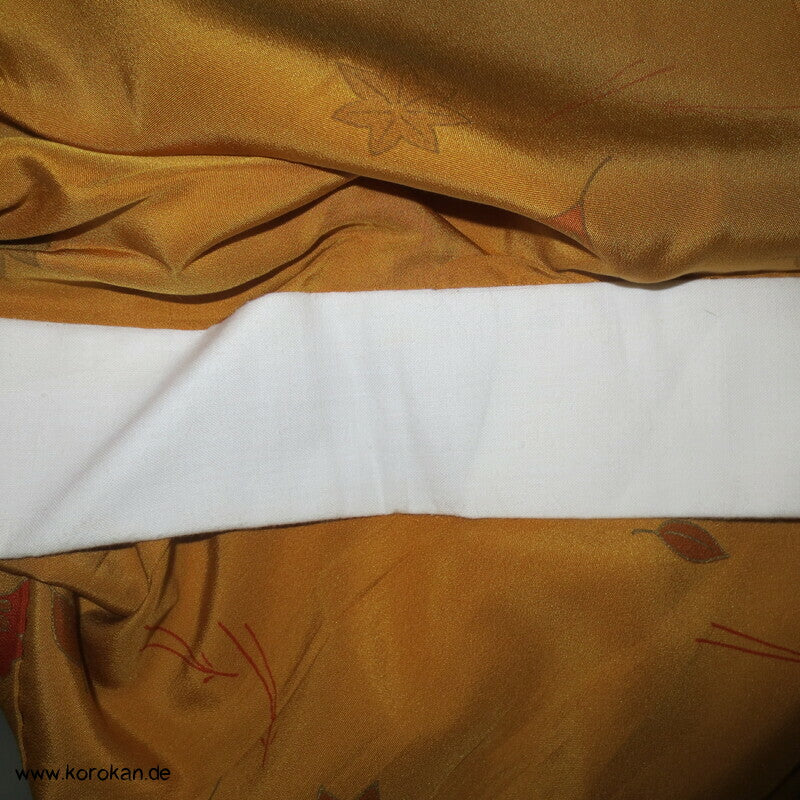 Herbstblätter messing Seide, Yamato Juban Unterkimono
