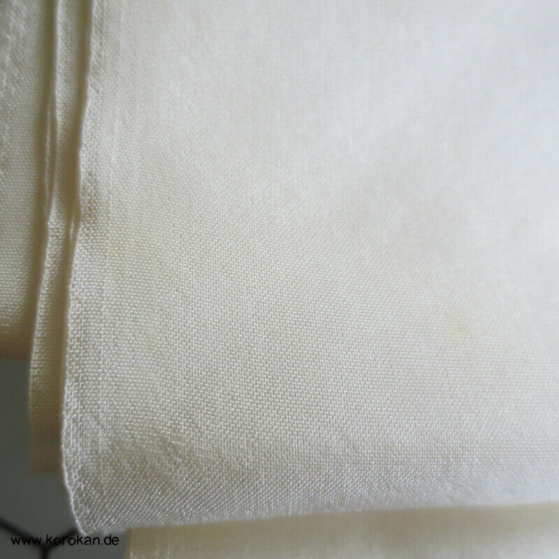 weiß natur uni Kimono dicker Pongé Futterseide vorgeschnitten
