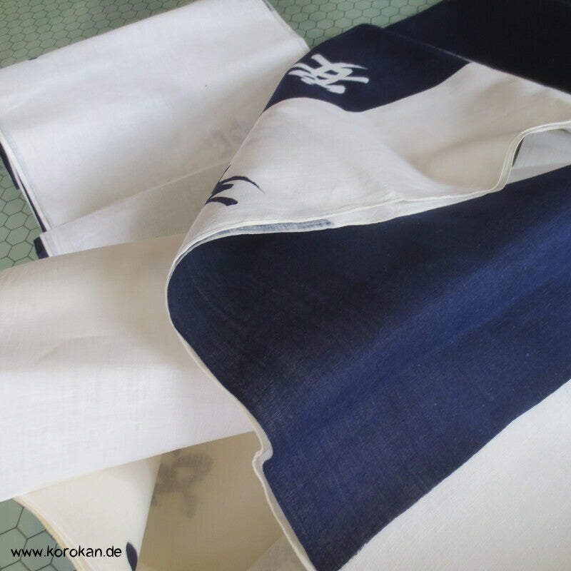 Kanji - Sumo Ringer Werbung Yukata Kimono Baumwoll Stoff
