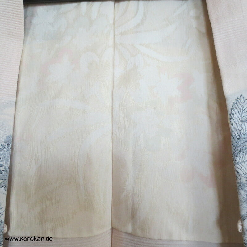 Urushi Chrysanthemen Seidenbrokat Haori Kimono Jacke