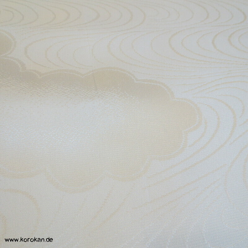 Wolken Rinzu Damast Seiden Stoffrolle für Juban Kimono