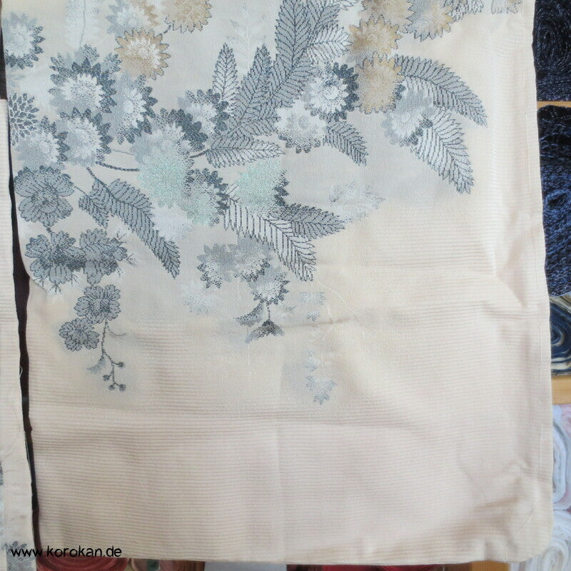 Urushi Chrysanthemen Seidenbrokat Haori Kimono Jacke