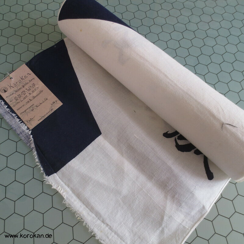 Kanji - Sumo Ringer Werbung Yukata Kimono Baumwoll Stoff